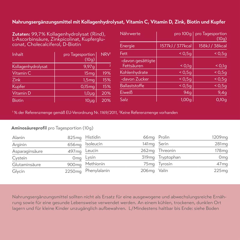 pureSGP KOLLAGEN PEPTIDE 300 g Pulver