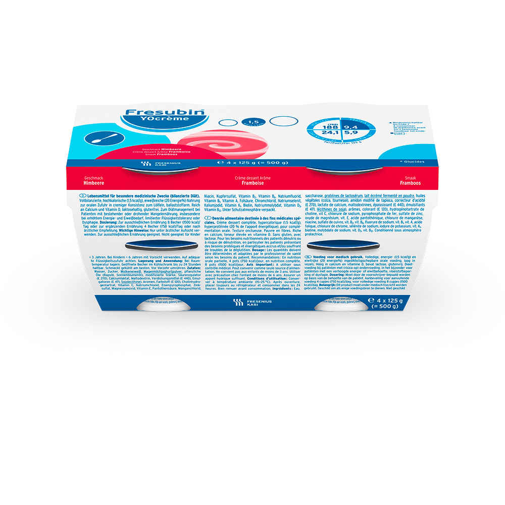 Fresubin YOcrème Himbeere 24X125 g Creme