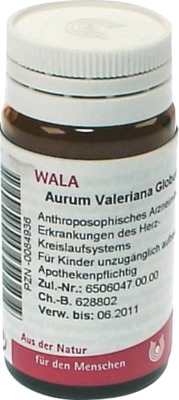 WALA Aurum Valeriana Globuli Velati 20 g Globuli