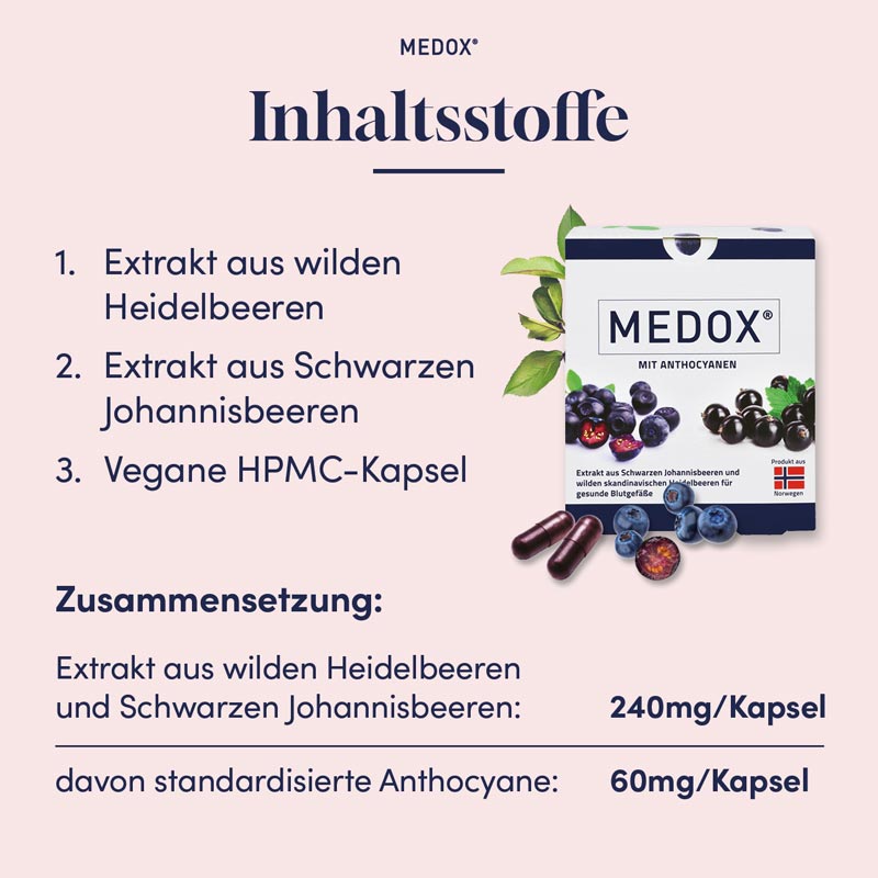 MEDOX MIT ANTHOCYANEN 30 St Kapseln