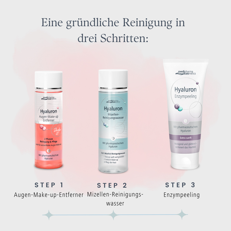 Hyaluron Augen-Make-up Entferner 200 ml Flüssigkeit