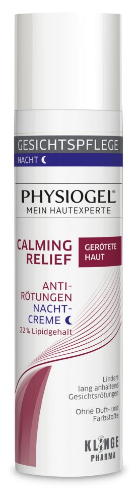 PHYSIOGEL Calming Relief Anti-Rötungen Nachtcreme bei geröteter Haut 40 ml Creme