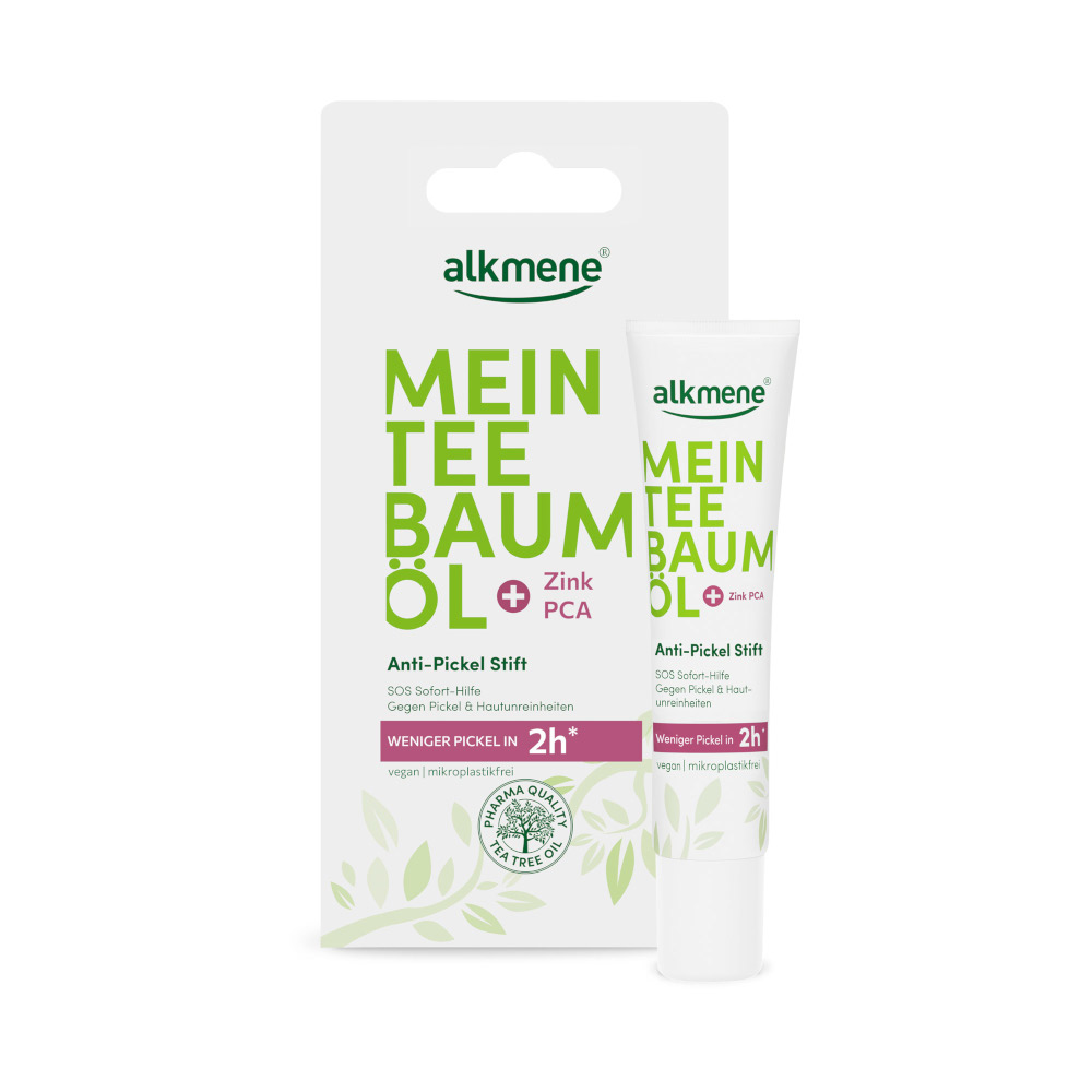 alkmene MEIN TEE BAUM ÖL Anti-Pickel Stift 15 ml Tupfer