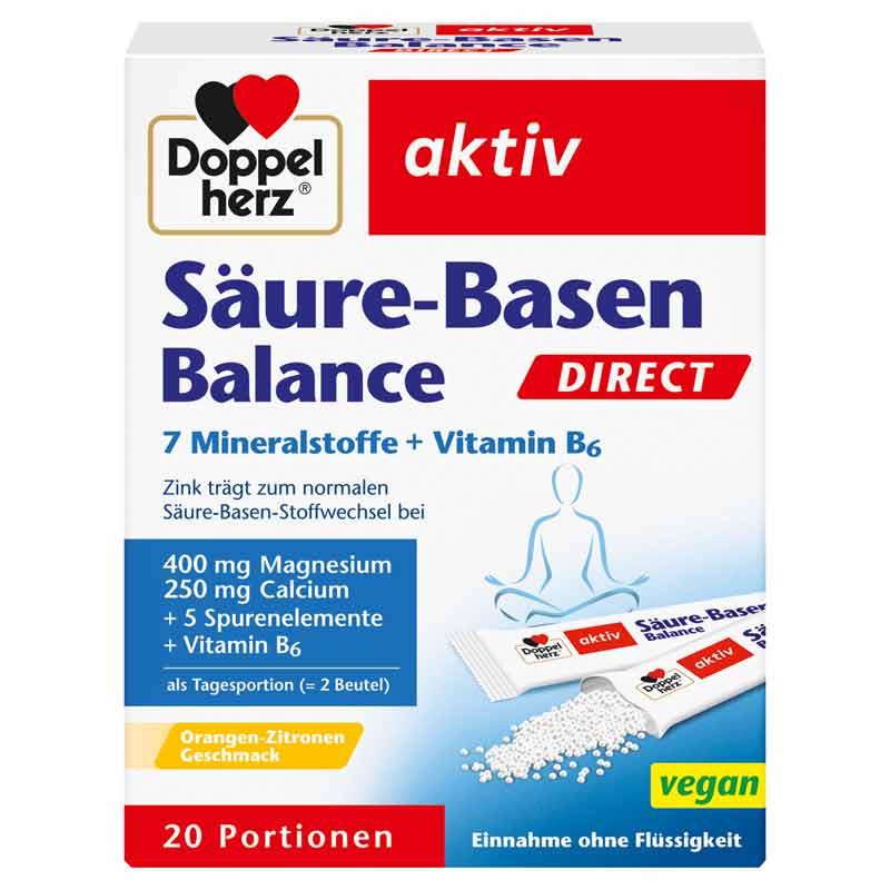 Doppelherz aktiv Säure-Basen Balance DIRECT  20 St Pellets