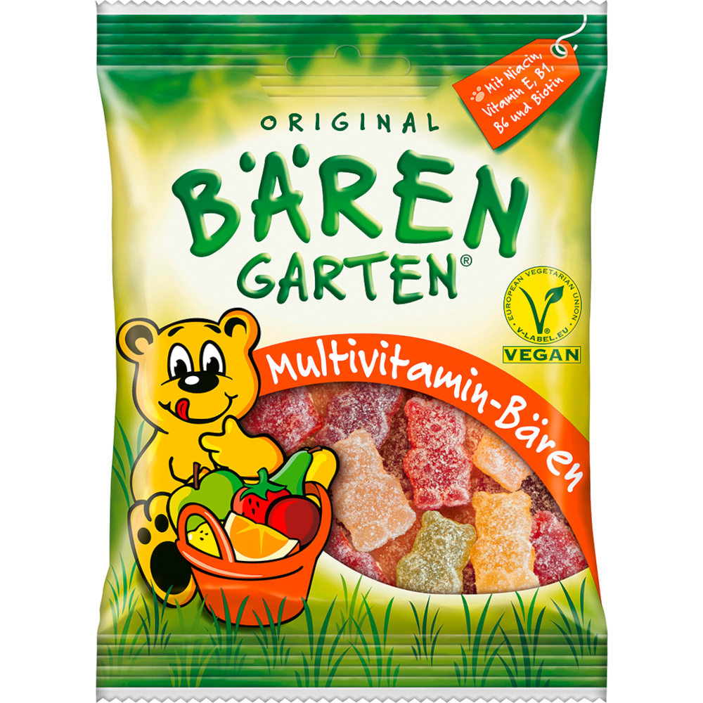 Soldan Bärengarten Vegan Multivitamin-bären Zuckerhaltig 125 g Bonbons