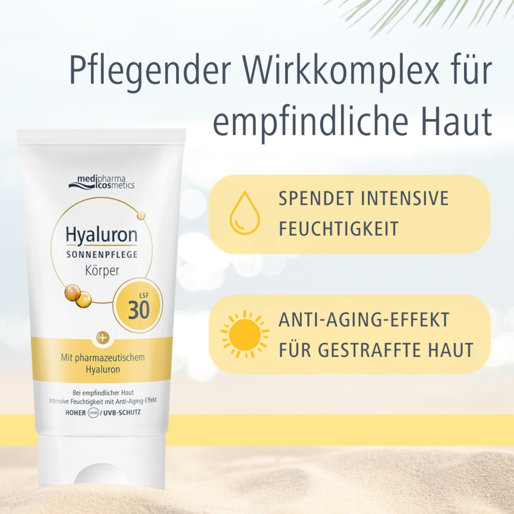 HYALURON Sonnenpflege Körper LSF 30 150 ml Creme