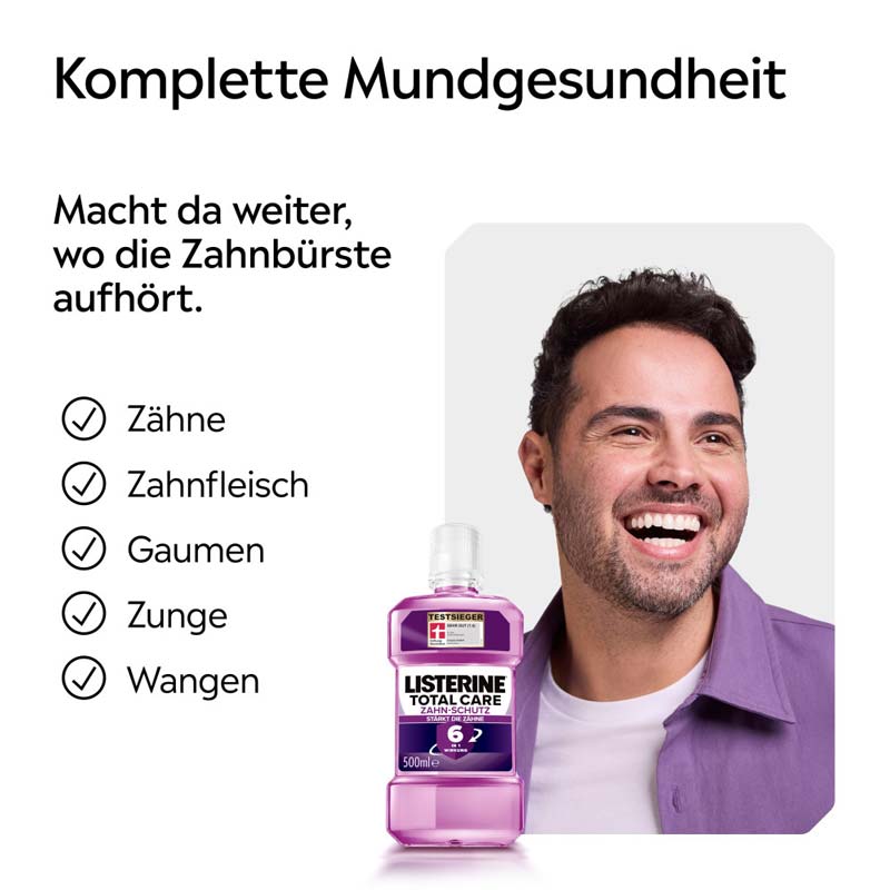 LISTERINE Total Care Zahn-Schutz  500 ml Lösung
