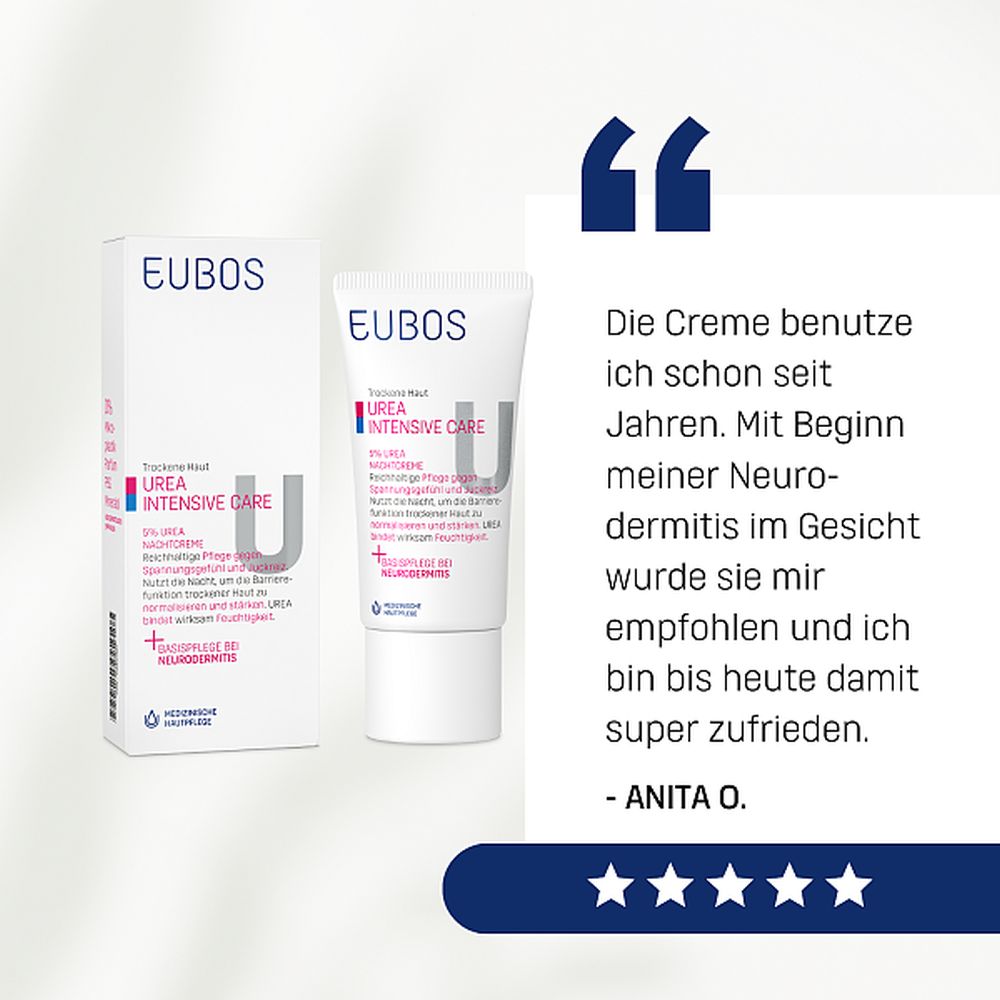 EUBOS TROCKENE Haut Urea 5% Nachtcreme 50 ml Nachtcreme