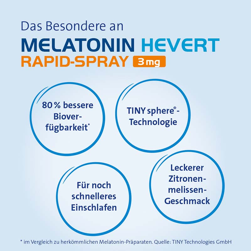 MELATONIN HEVERT RAPID-SPRAY 3 mg 50 ml Spray