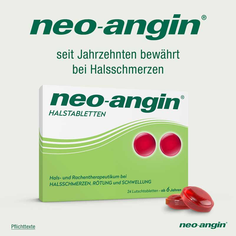 neo-angin HALSTABLETTEN 24 St Lutschtabletten