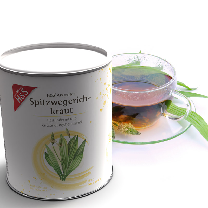 H&S Arzneitee Spitzwegerichkraut 60 g Tee
