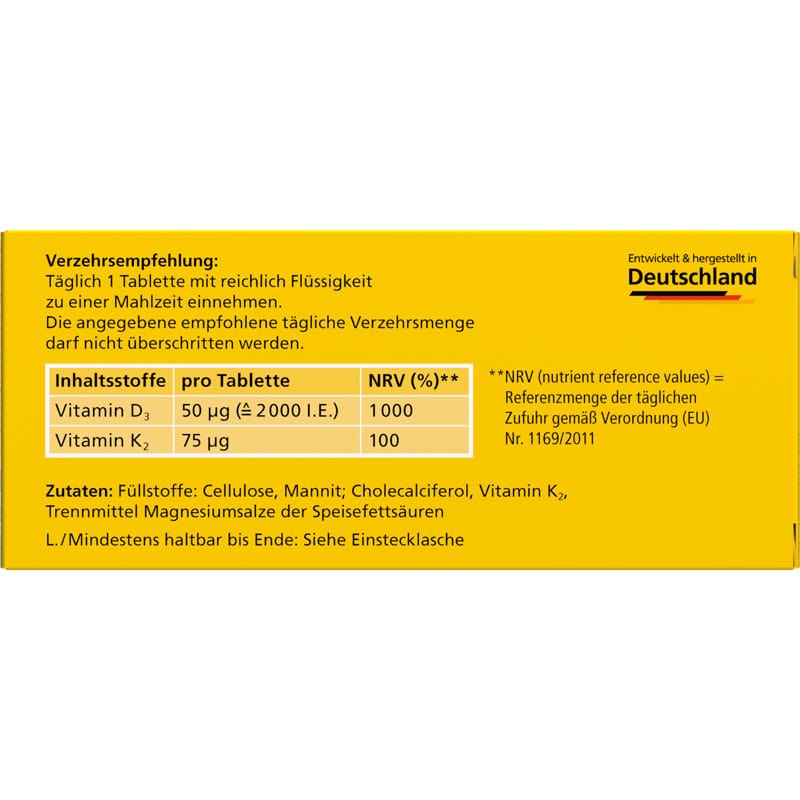 Dekristolvit D3 K2 2000 I.E. 60 St Tabletten