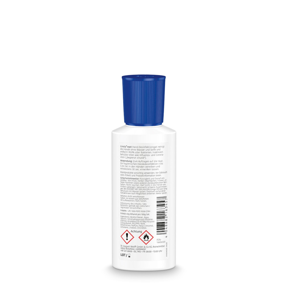 Linola sept Hand-Desinfektionsgel 80 ml Gel