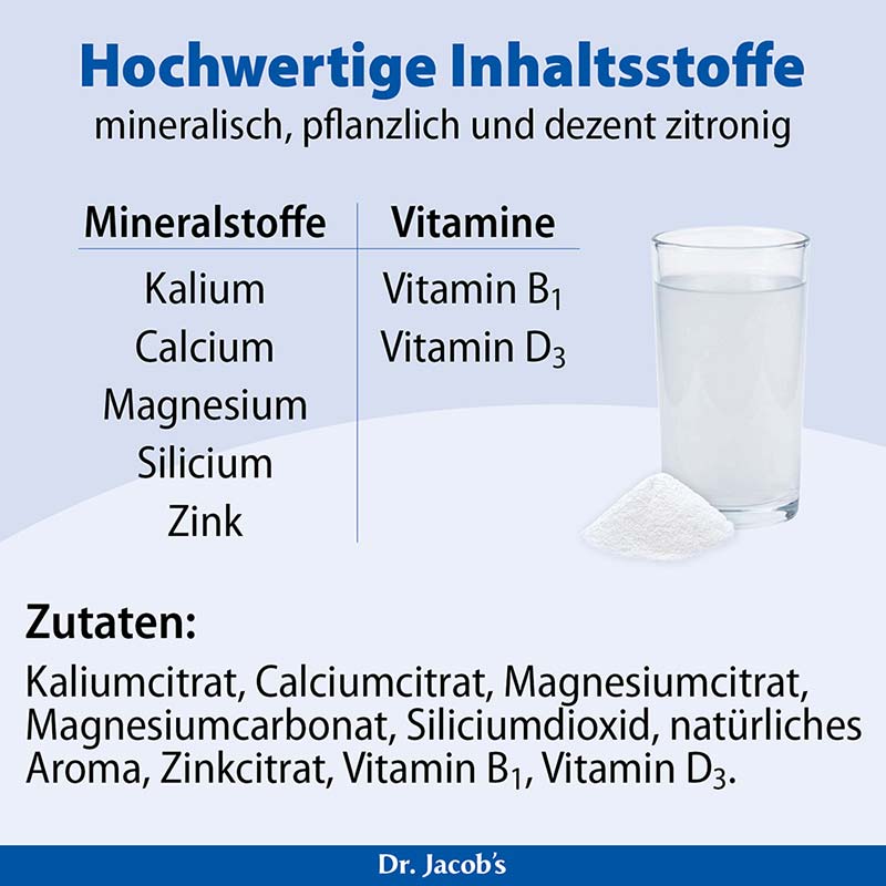 Dr. Jacob's Basenpulver Original Basen-Citrat-Mineralstoffe