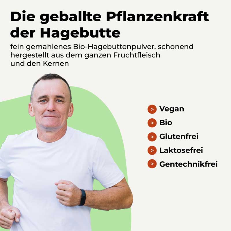 BIO HAGEBUTTE Pulver 300 g Pulver