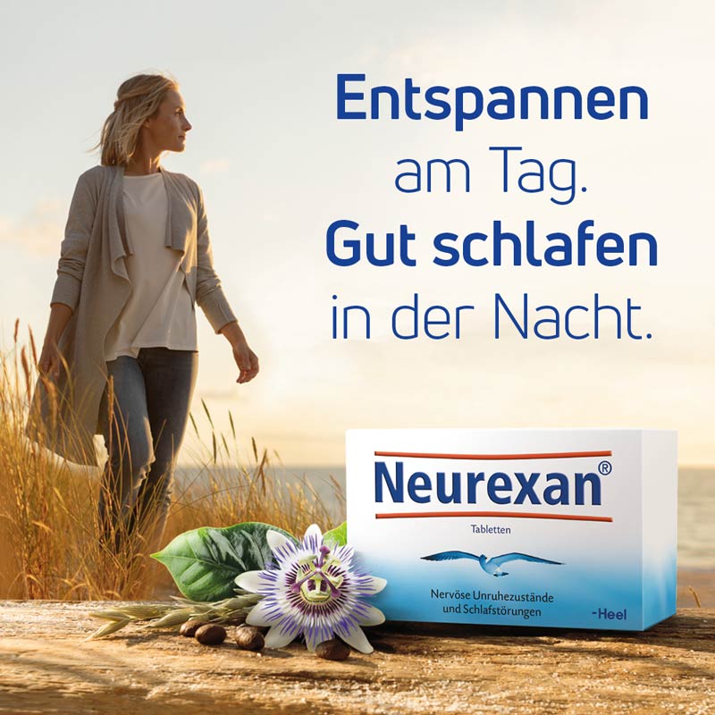Neurexan bei Schlafstörungen und  nervösen Unruhezuständen 50 St Tabletten