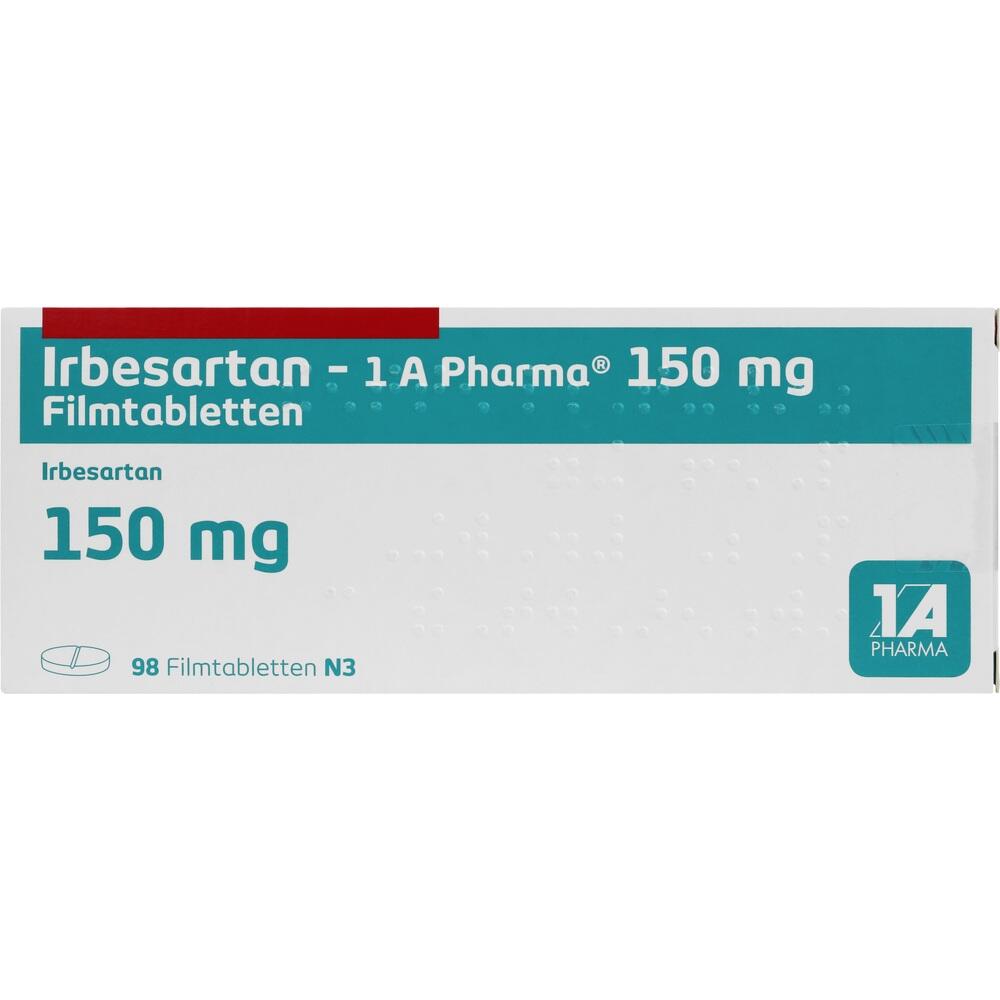 Irbesartan-1 A Pharma 150mg 98 St Filmtabletten
