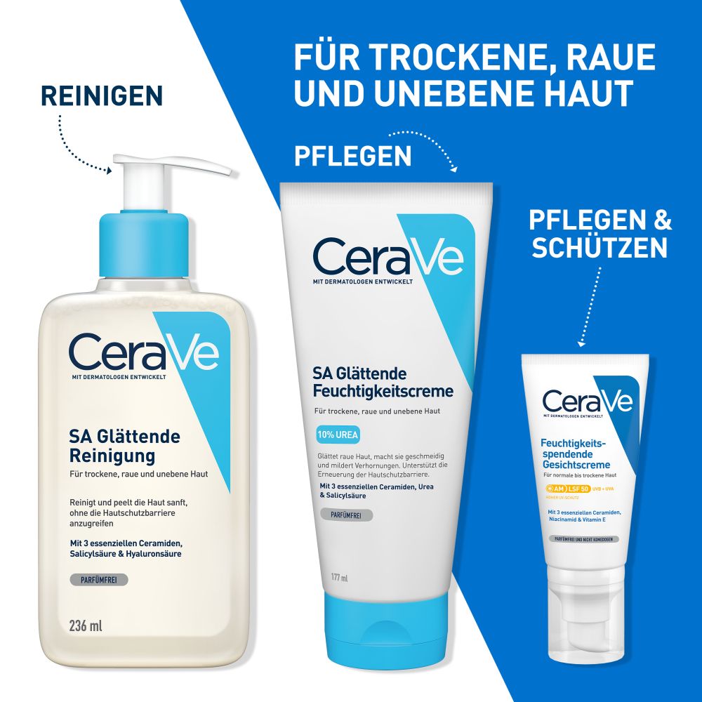 CeraVe SA Urea Glättende Feuchtigkeitscreme 177 ml Creme