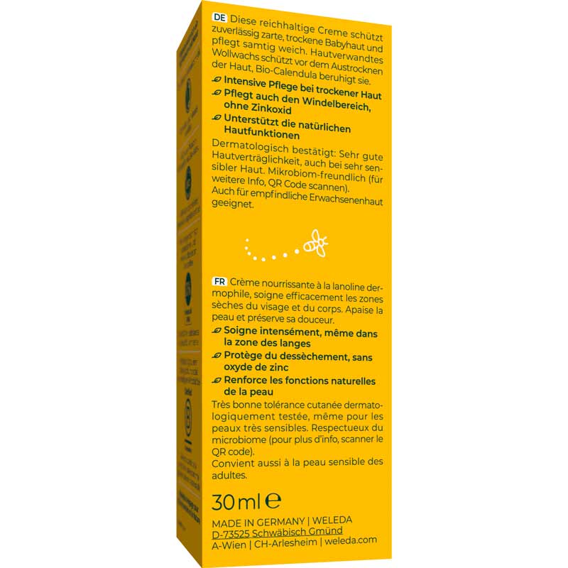 Weleda Baby Pflegecreme Calendula Körper & Gesicht 30 ml Creme