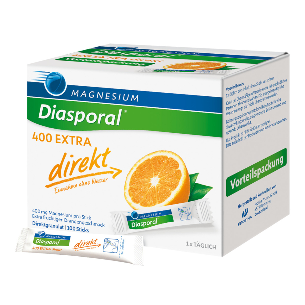 MAGNESIUM Diasporal 400 EXTRA direkt 100 St Granulat