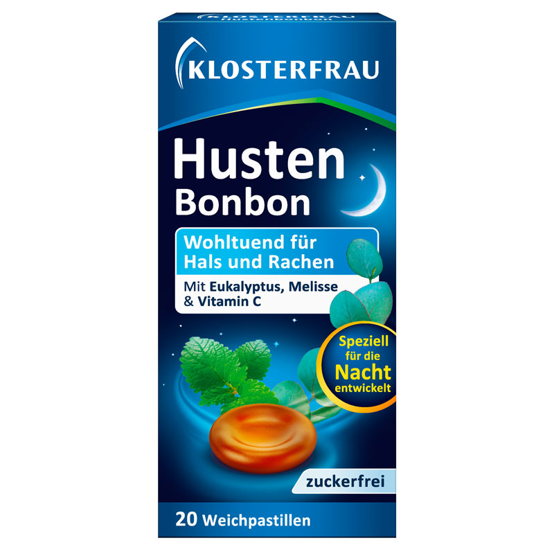 KLOSTERFRAU Hustenbonbon zuckerfrei 20 St Pastillen