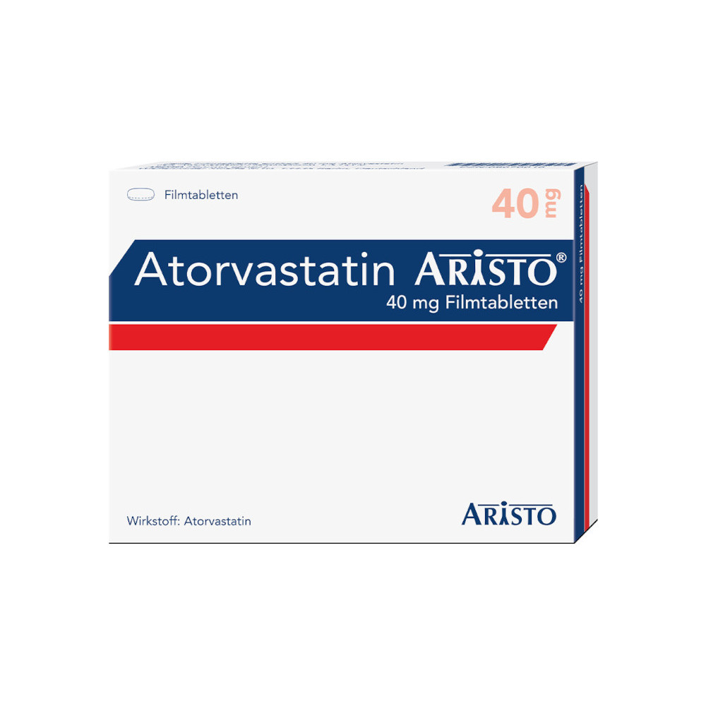 Atorvastatin Aristo 40mg 50 St Filmtabletten