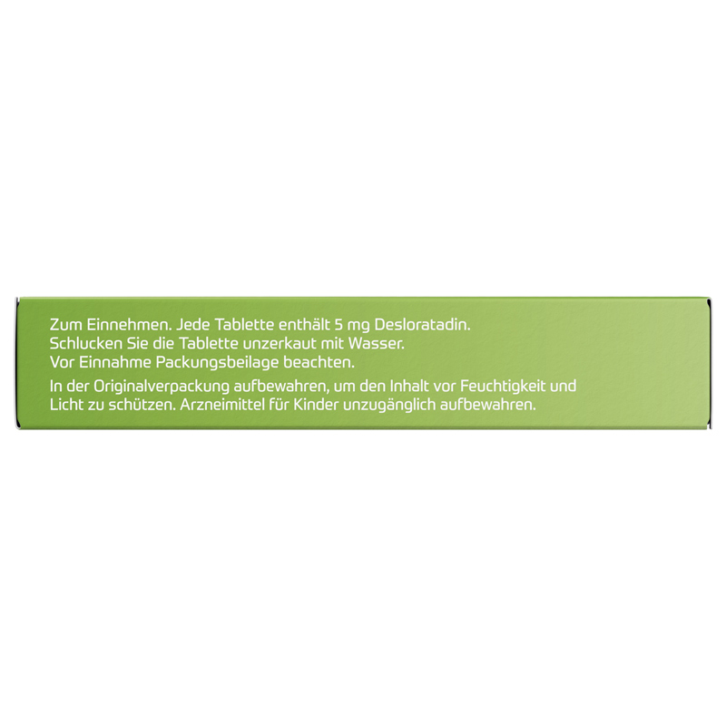 Desloratadin axicur 5mg 20 St Filmtabletten