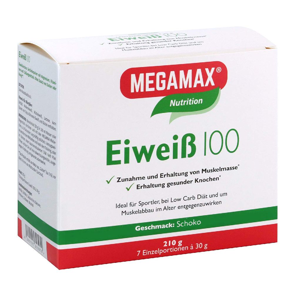 Eiweiss 100 Schoko Megamax Pulver 7X30 g Pulver