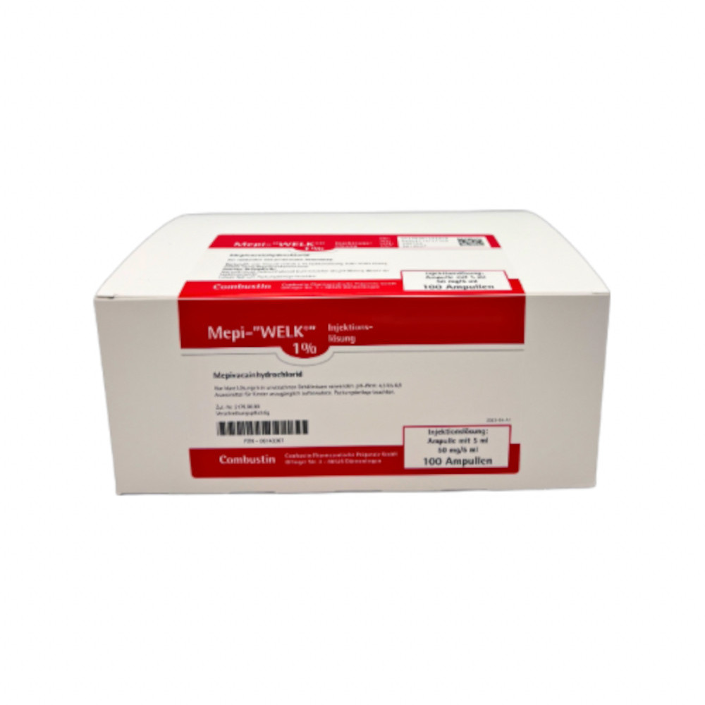 MEPI WELK 1% Ampullen 100X5 ml Injektionslösung