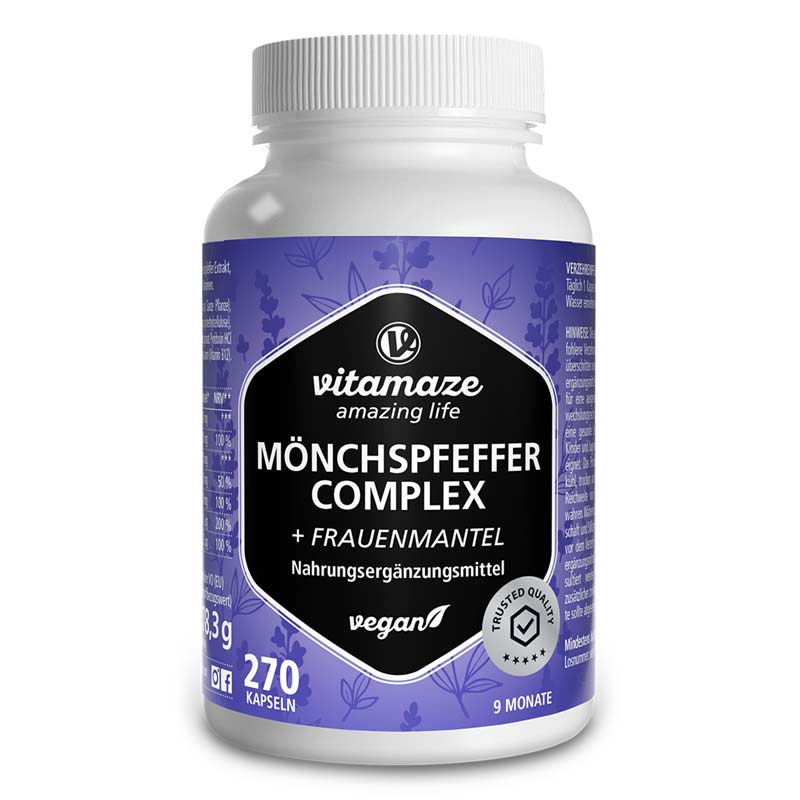 vitamaze MÖNCHSPFEFFER COMPLEX + FRAUENMANTEL 270 St Kapseln