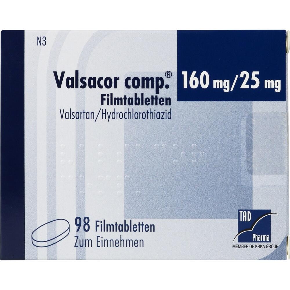 Valsacor comp 160mg/25mg 98 St Filmtabletten