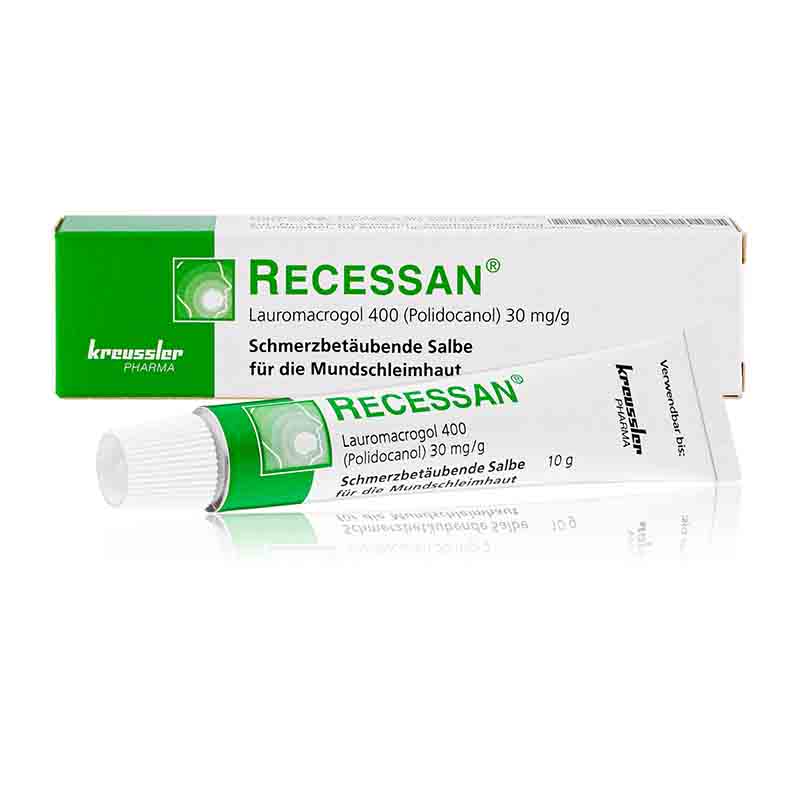 RECESSAN Schmerzbetäubende Salbe 10 g Salbe