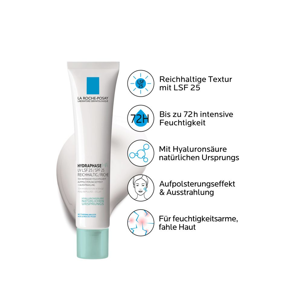 LA ROCHE-POSAY HYDRAPHASE HA UV Reichhaltig 40 ml Creme