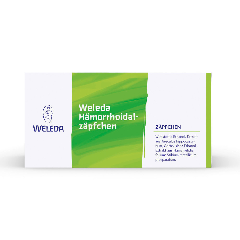 WELEDA Hämorrhoidalzäpfchen 10 St Suppositorien