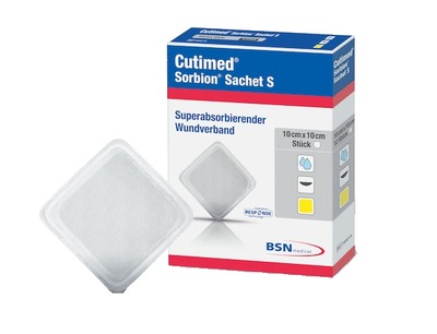 SORBION Cutimed Sachet S Wundauflage 10x10 cm 48 St Pflaster