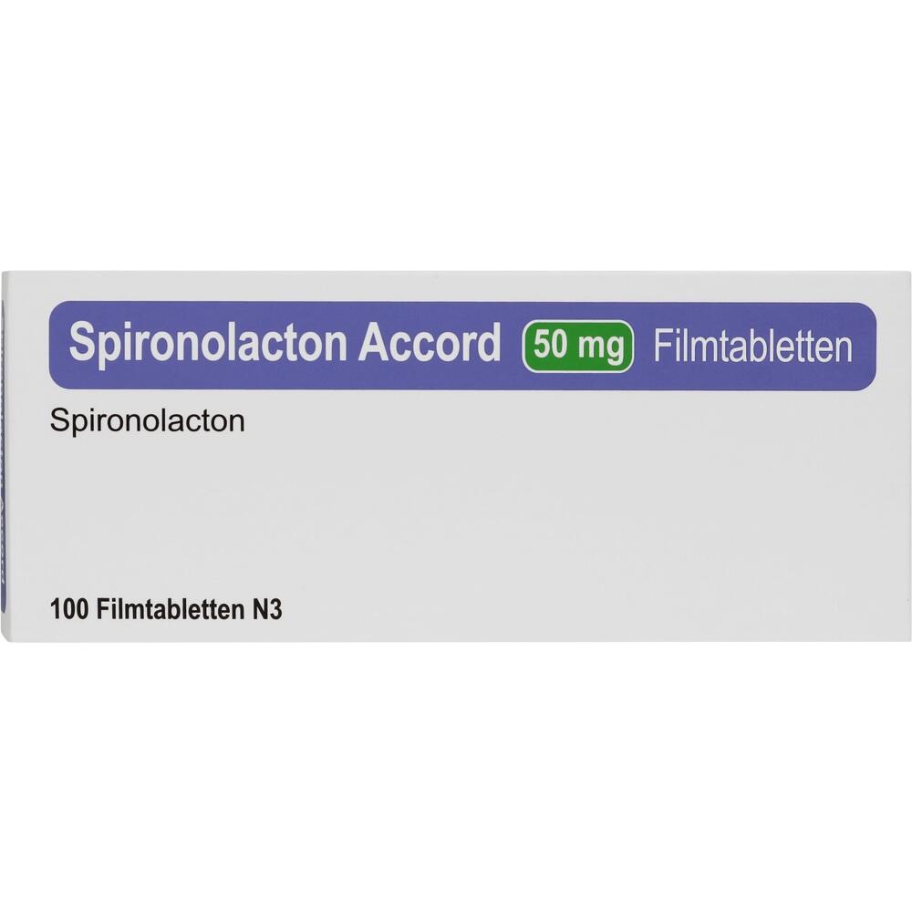 Spironolacton Accord 50 mg 100 St Filmtabletten