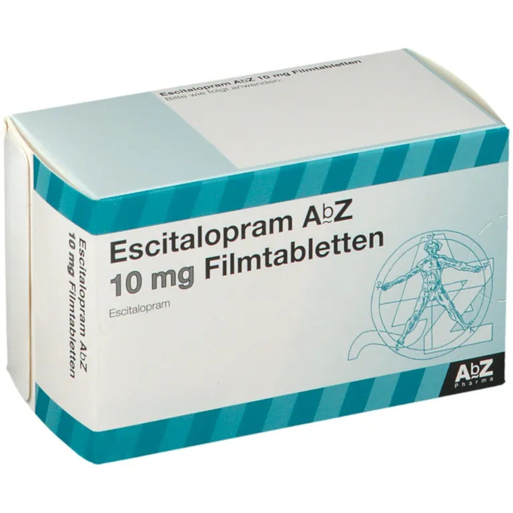 Escitalopram AbZ 10 mg 20 St Filmtabletten