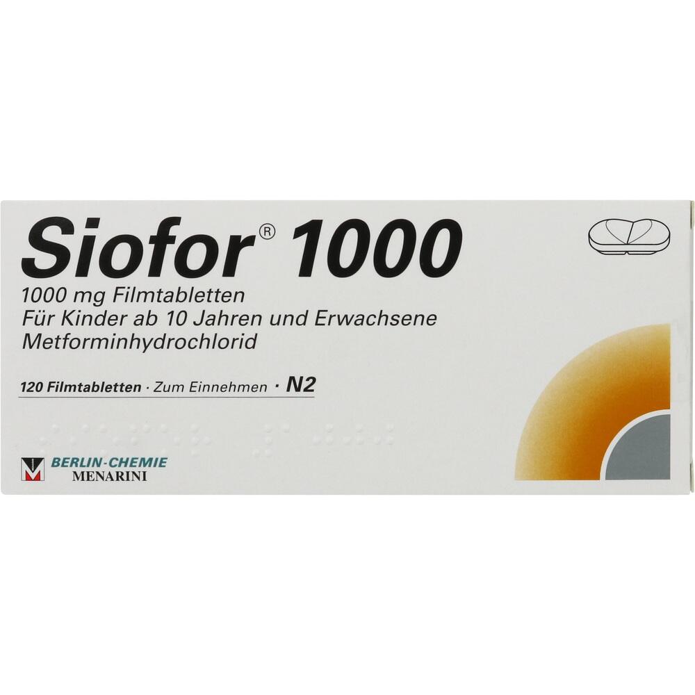 Siofor 1000 120 St Filmtabletten