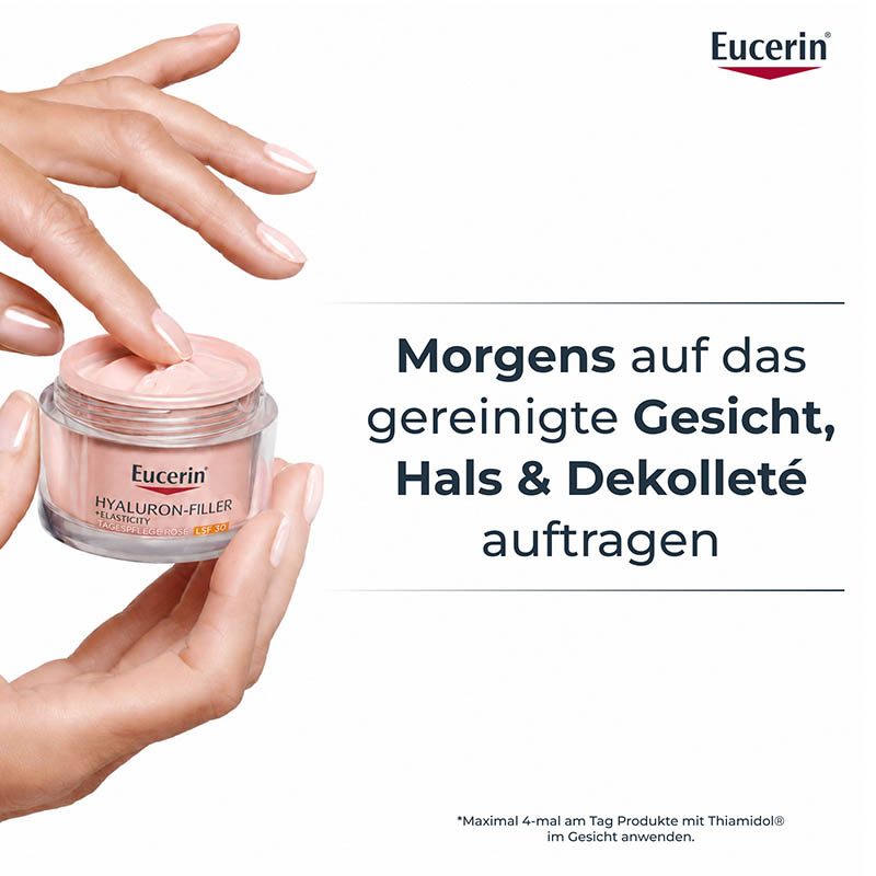 Eucerin HYALURON FILLER + ELASTICITY ROSÉ Tag LSF 30 50 ml Creme