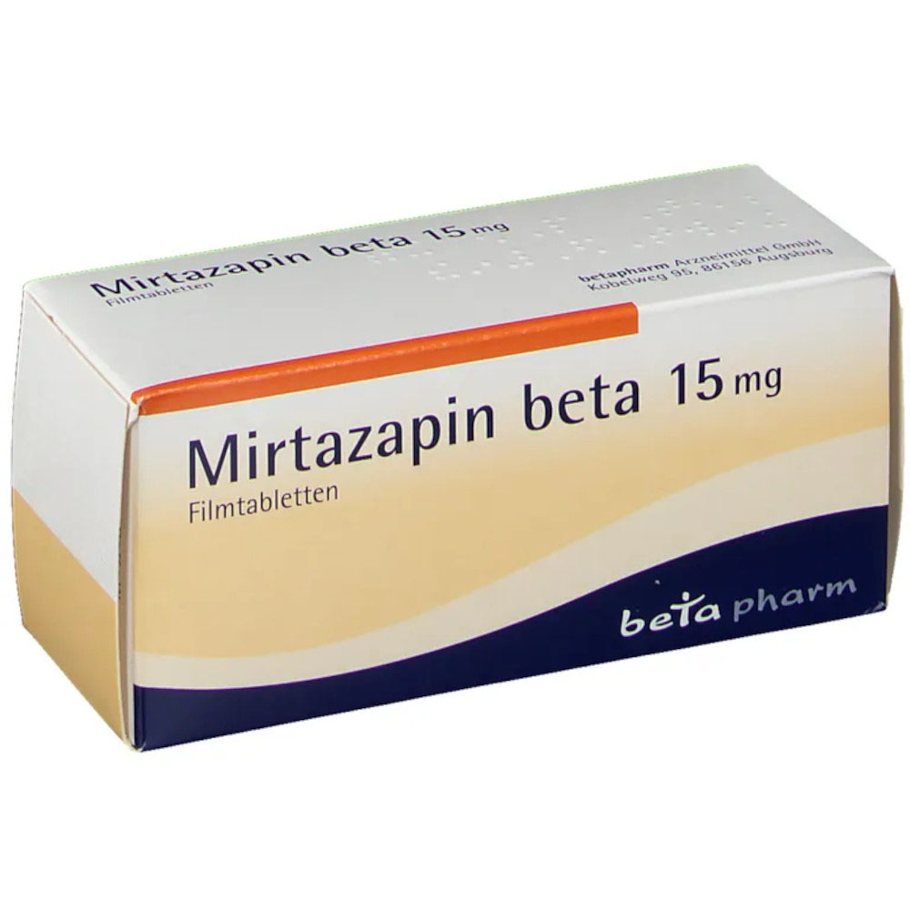 Mirtazapin beta 15mg 50 St Filmtabletten