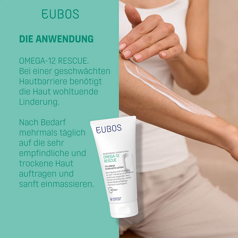 EUBOS OMEGA 12 RESCUE 200 ml Lotion
