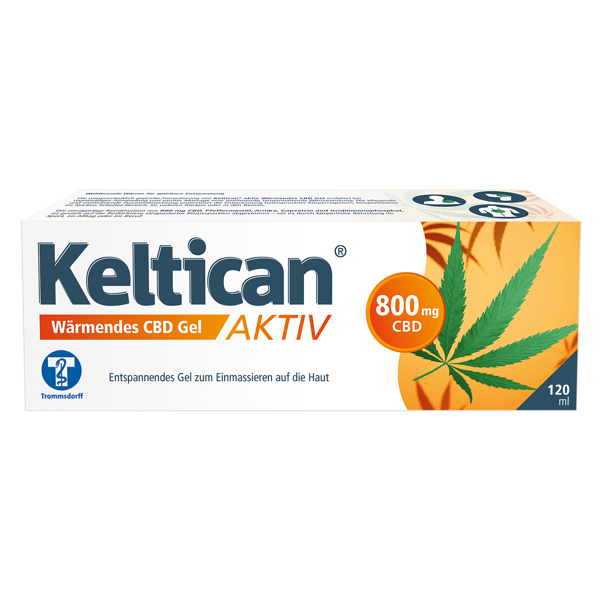 Keltican aktiv Wärmendes CBD Gel 120 ml Gel