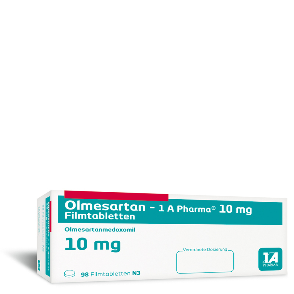 Olmesartan-1 A Pharma 10mg 98 St Filmtabletten