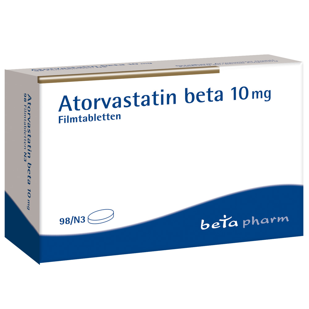 Atorvastatin beta 10mg 98 St Filmtabletten