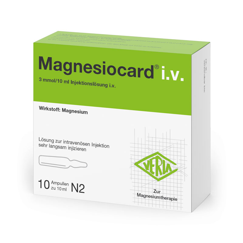 MAGNESIOCARD i.v. Injektionslösung 10X10 ml Injektionslösung