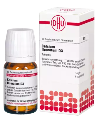 CALCIUM FLUORATUM D 3 Tabletten 80 St Tabletten