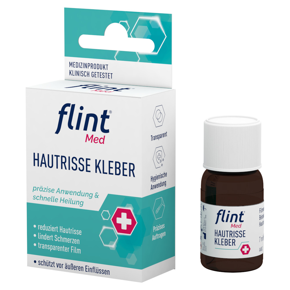flint Med HAUTRISSE KLEBER 7 ml Flaschen