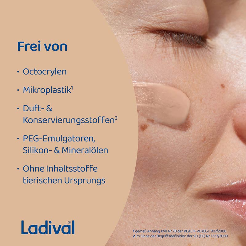 Ladival Anti-Pigment Getönt Sonnenschutz-Creme Gesicht LSF 50+: Sonnencreme Anti-Pigmentflecken mit Niacinamid & Vitamin E, kaschierende BB Cream für ebenmäßige Haut, nicht komedogen mit leichter Deckkraft, 50 ml