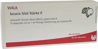 Iscucin Mali Stärke E 10X1 ml Ampullen