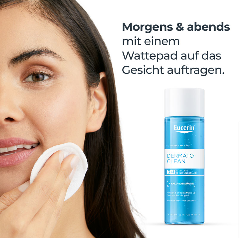 Eucerin DermatoCLEAN MIZELLEN REINIGUNGSFLUID 3in1 400 ml Tonikum